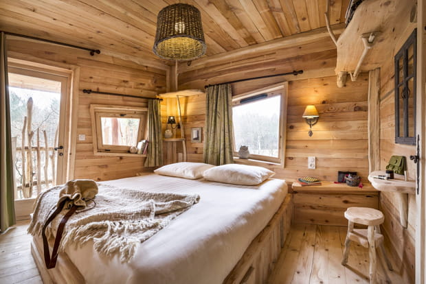 Une maison dans les arbres dans la Vienne
