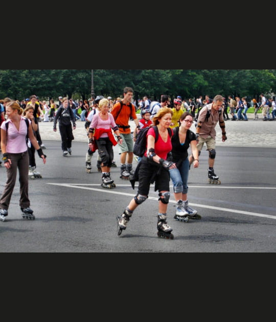 Randonn&eacute;e en rollers