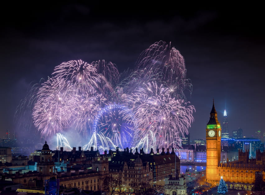 Londres, un feu d'artifice d'exception le 31
