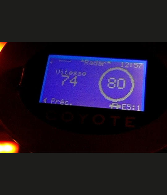 Communication de la limitation de vitesse en vigueur