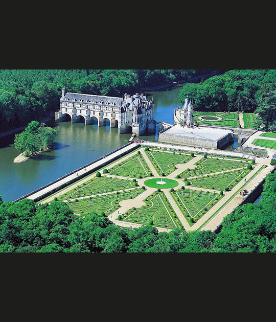 Le domaine vu du ciel