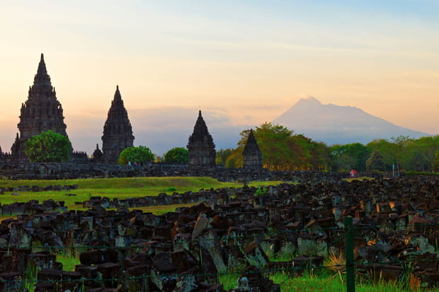Le Temple de Prambanan à Java