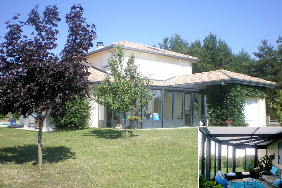 Une v&eacute;randa d&egrave;s l'entr&eacute;e