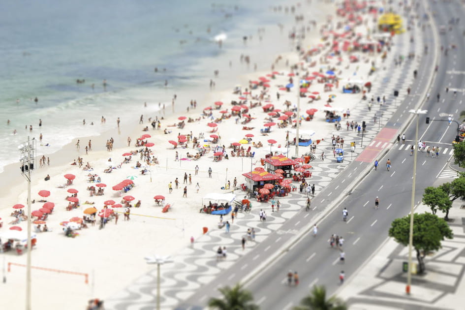 La plage de Rio de Janeiro