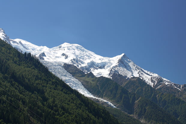 Le glacier des Bossons en France