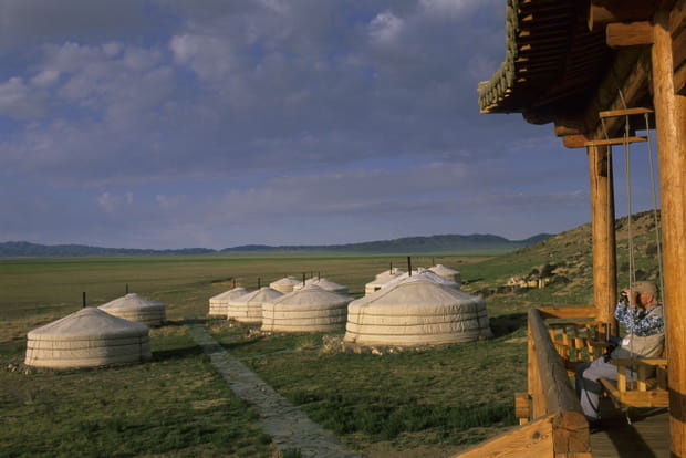 Le Three Camel Lodge en Mongolie