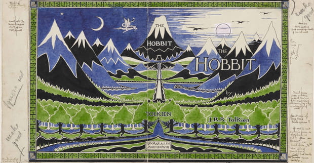 La couverture du Hobbit