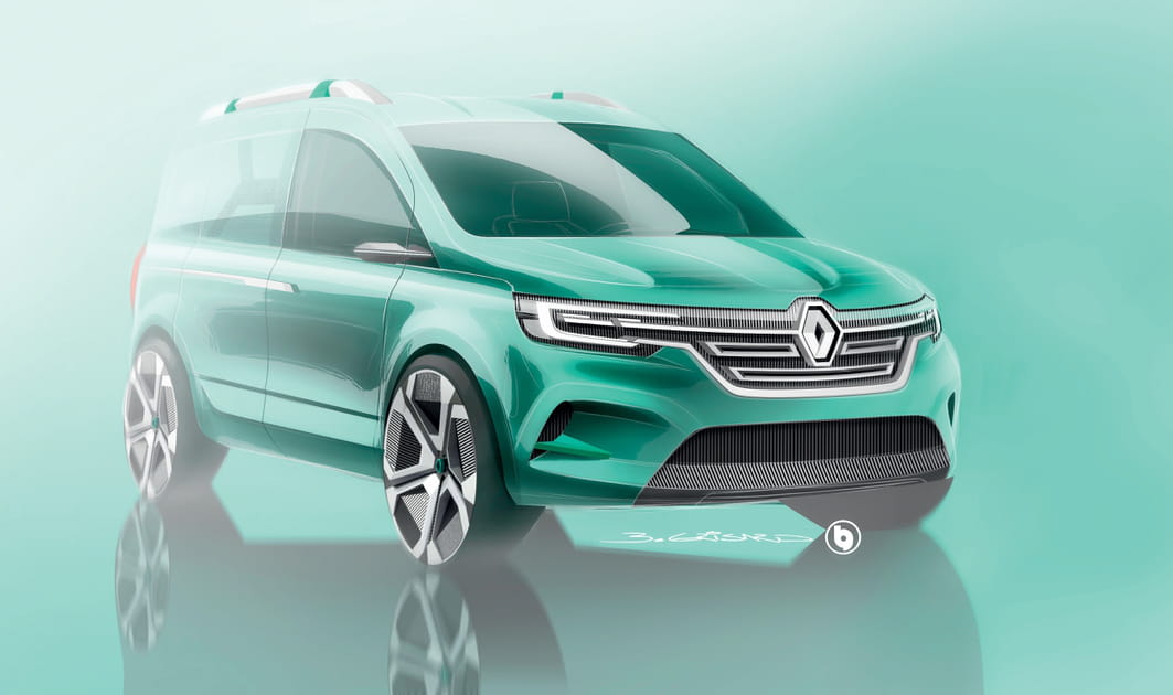 La nouvelle face avant des utilitaires Renault