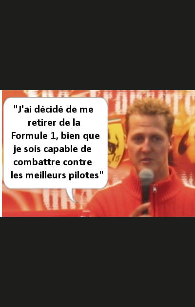 Michael Schumacher s'en va