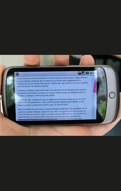 Un appareil connect&eacute; pour suivre les derni&egrave;res nouvelles