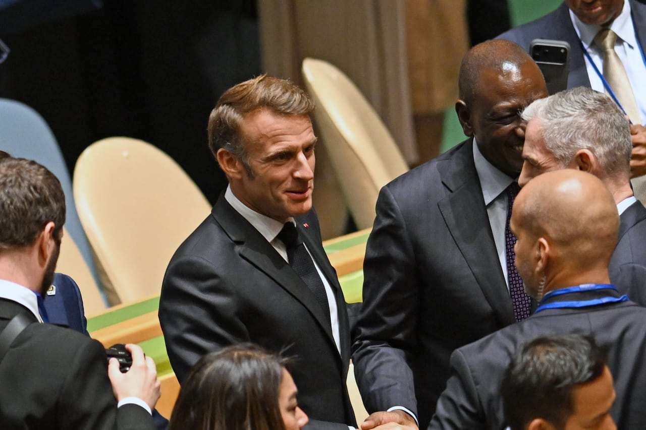 Macron bloqué à cause de Trump : ces scènes insolites du chef de l'Etat dans les rues de New York