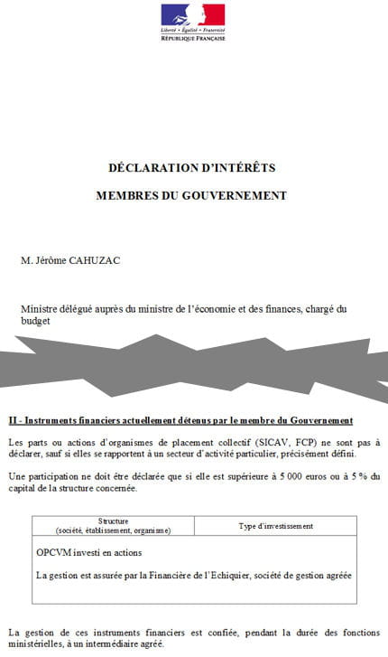 decla cahuzac