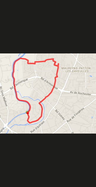 Rennes : la boucle Saint Martin (5,8&nbsp;km)