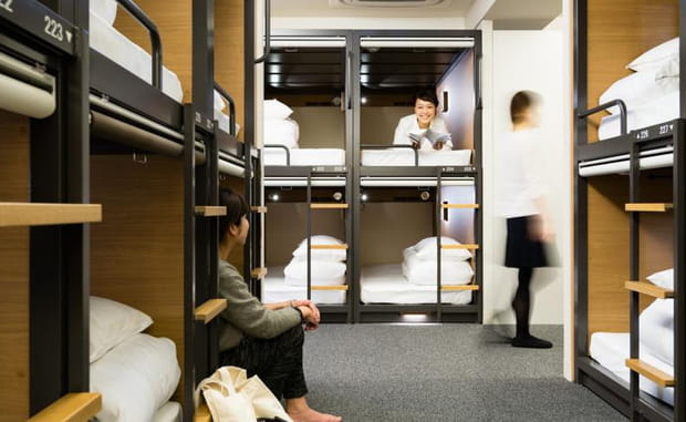 Grids Hostel Lounge Akihabara, Japon