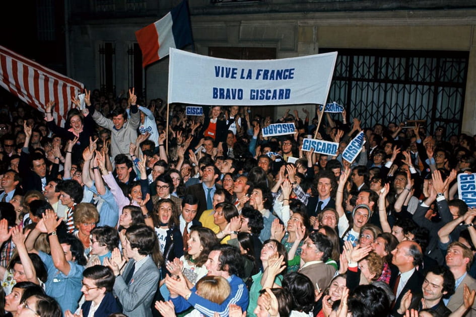 Val&eacute;ry Giscard d'Estaing &eacute;lu pr&eacute;sident