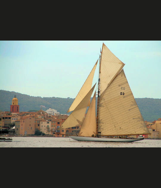 Les voiliers dansent &agrave; Saint-Tropez