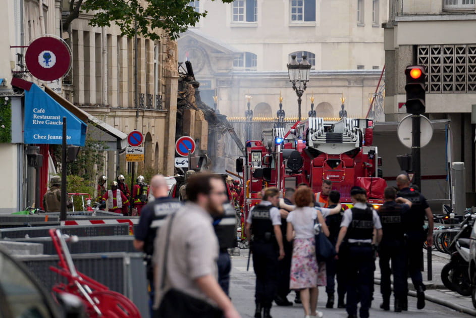 Les images de l'explosion rue Saint-Jacques &agrave; Paris