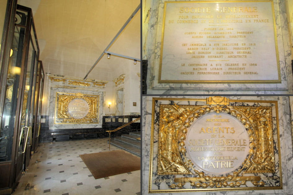 Le M&eacute;morial &agrave; la m&eacute;moire des salari&eacute;s tomb&eacute;s &agrave; la Grande Guerre