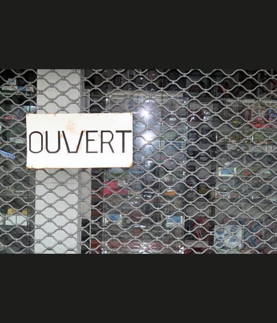 Magasin ouvert