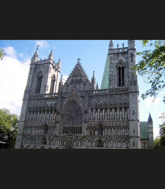 La cath&eacute;drale gothique de Trondheim