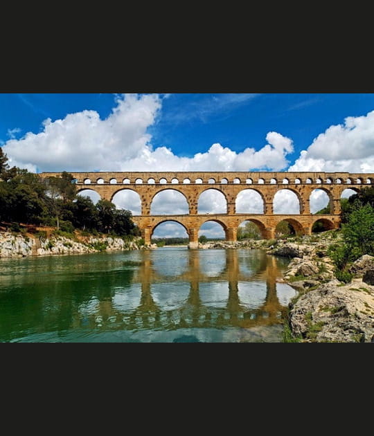 Le&nbsp;pont&nbsp;du&nbsp;Gard,&nbsp;vestige&nbsp;embl&eacute;matique&nbsp;de&nbsp;l'art&nbsp;romain