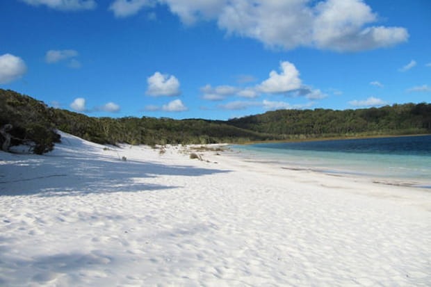 L'île Fraser, des tonnes de sable
