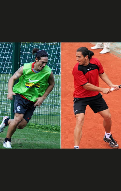 Mauro Camoranesi et Guillermo Canas