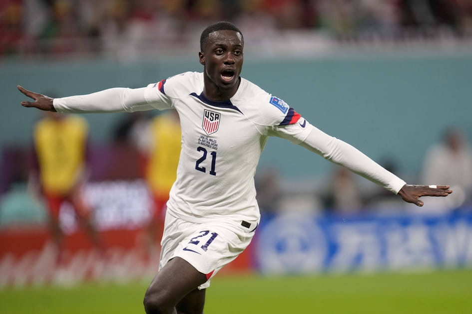 Premier but d'un Weah en Coupe du monde