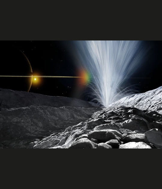 Des jets d'eau riches en carbone