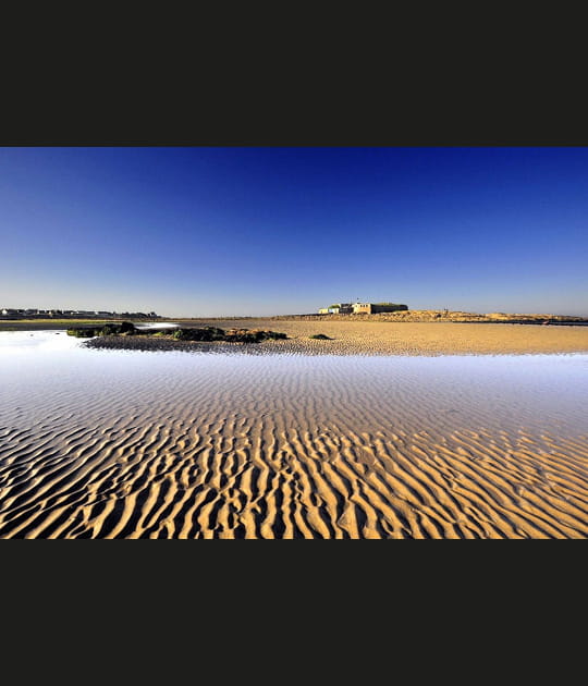 Un matin sur la plage du Fort Bloqu&eacute;