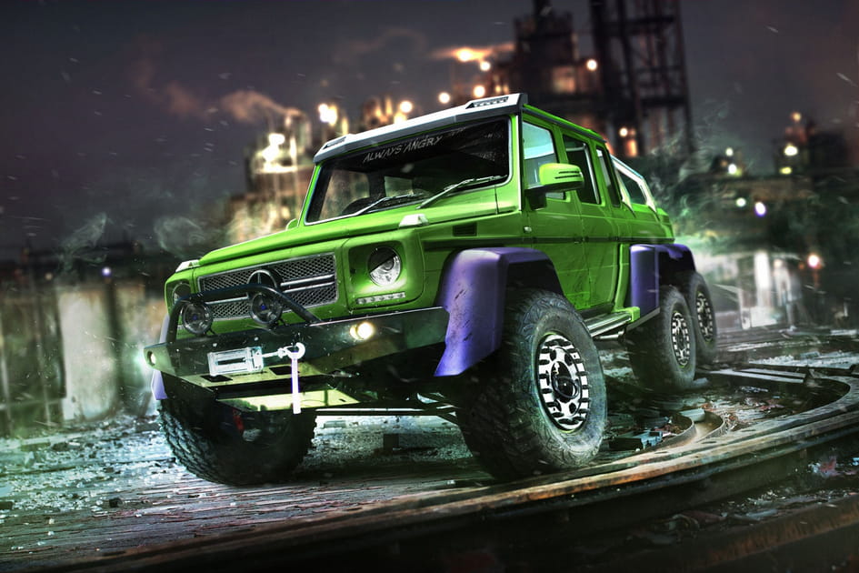 Le Mercedes G63 AMG 6x6 de Hulk