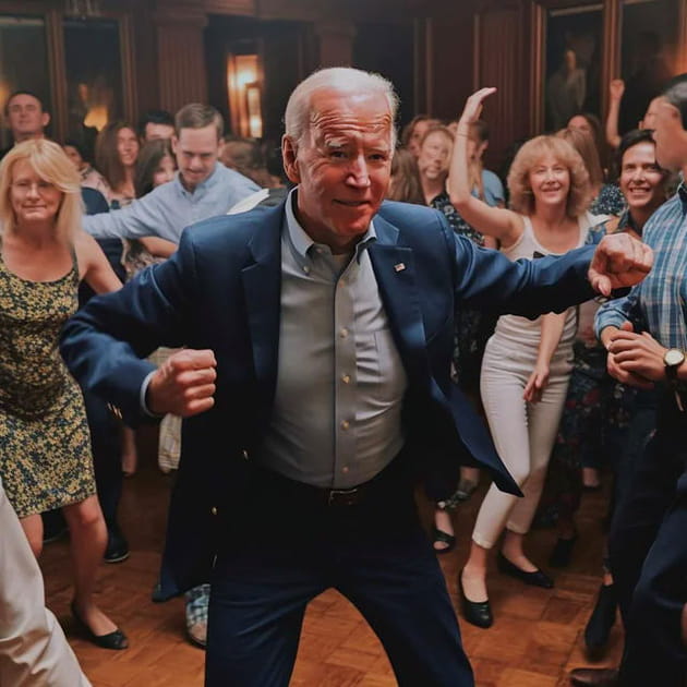 Fiesta &agrave; la Maison Blanche - Image IA