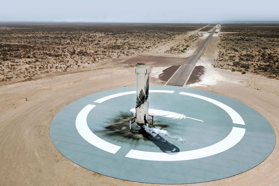 Le vol spatial de Jeff Bezos en images