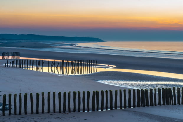 Wissant et sa paisible plage sur la Côte d'Opale