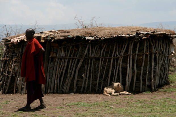 Hutte Masaï