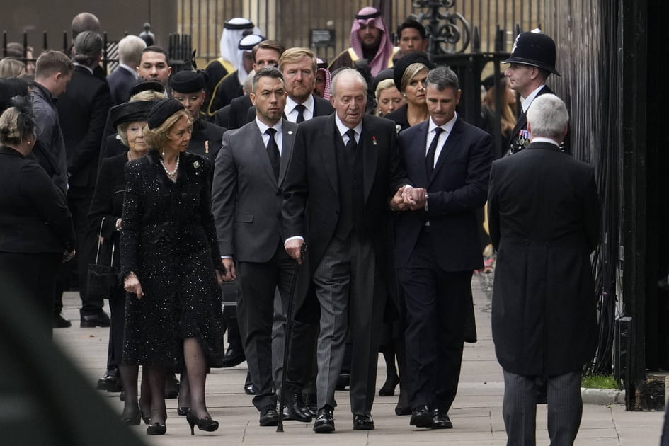 L'ancien roi d'Espagne et le roi des Pays-Bas