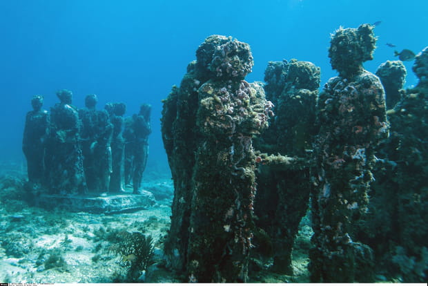 Le musée sous-marin de Cancun