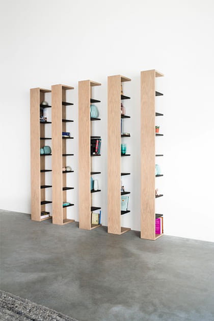 Une biblioth&egrave;que en trompe-l'&oelig;il