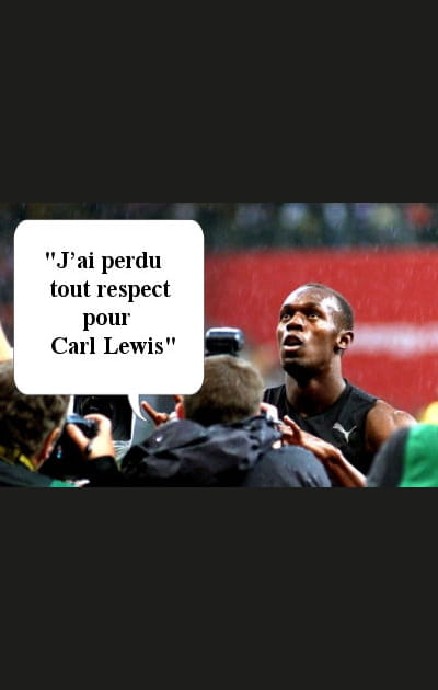 Usain Bolt vex&eacute;