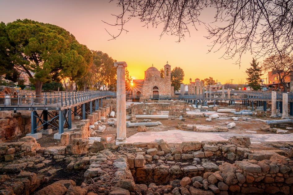 Voir les mosa&iuml;ques de Paphos