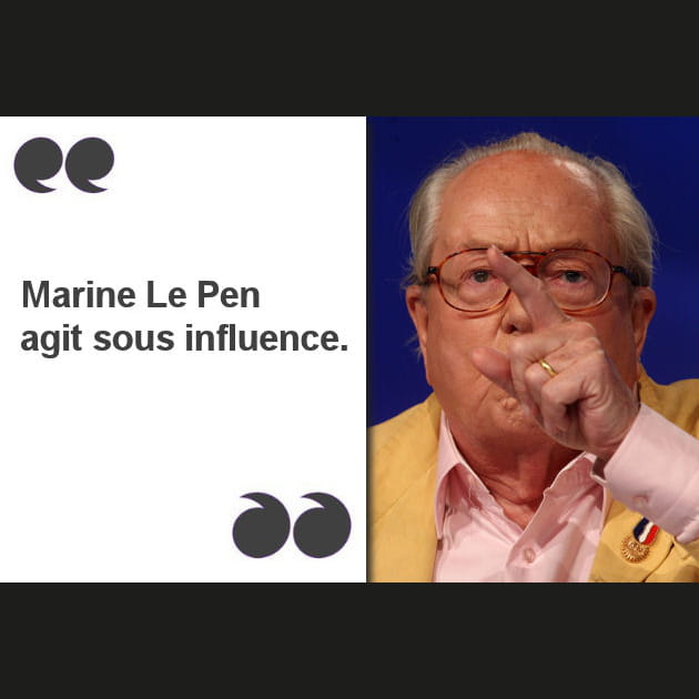 &quot;Marine Le Pen agit sous influence&quot;