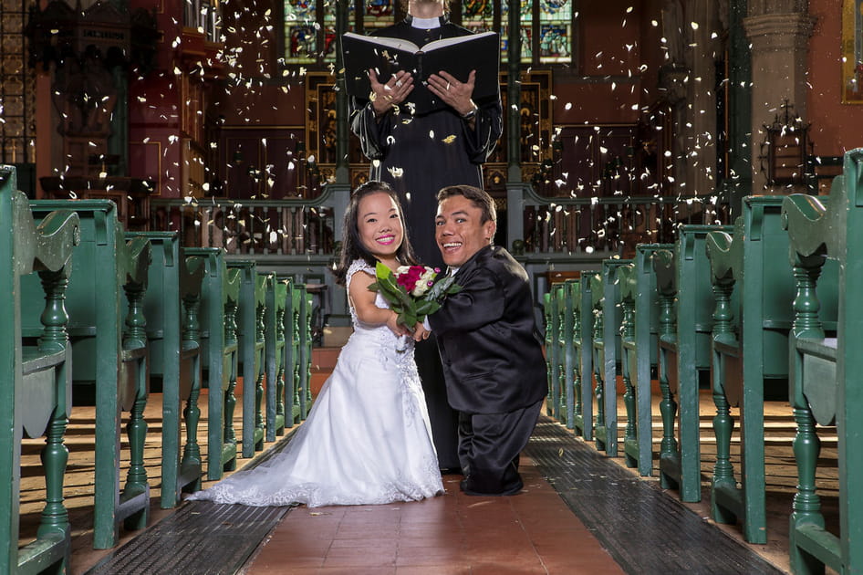 Le plus petit couple mari&eacute;
