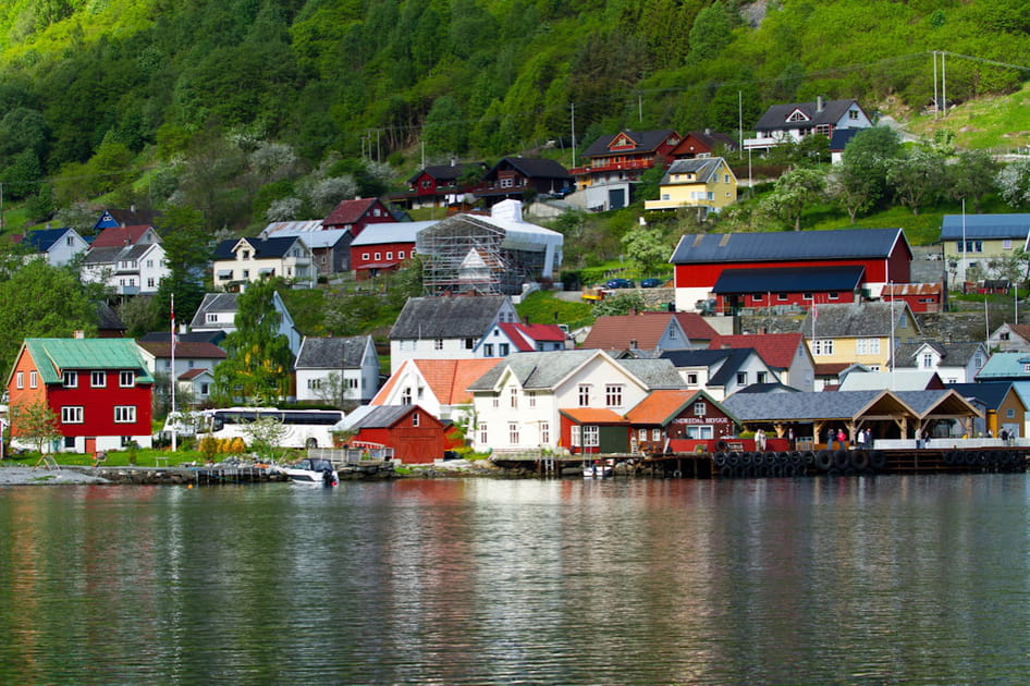 Le port de Bergen en Norv&egrave;ge
