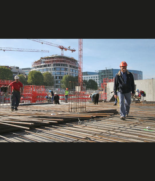 Des bureaux et des espaces de services