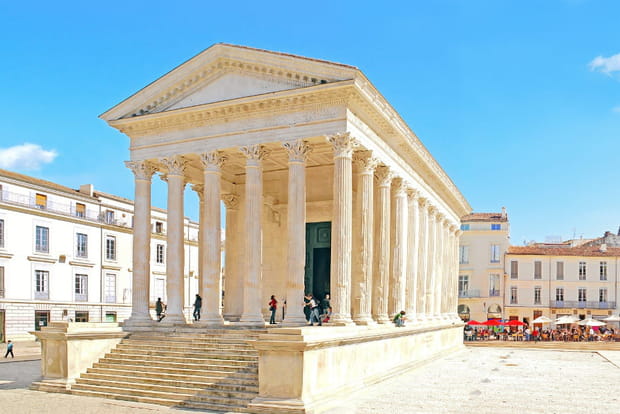 La Maison carrée de Nîmes, l'un des plus beaux vestiges de l'époque romaine