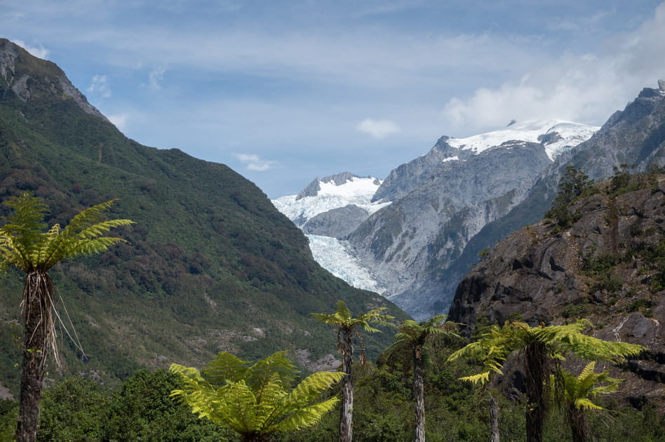 Le glacier Franz Joseph en Nouvelle-Z&eacute;lande