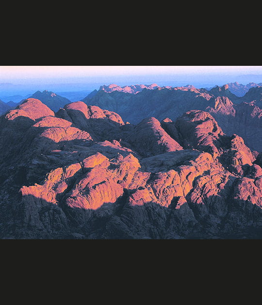 Le djebel Moussa, Egypte