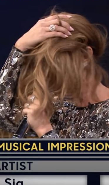 Elle a des talents d'imitatrice