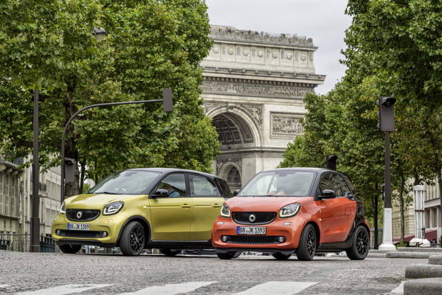 6e ex-aequo citadine la moins chère : Smart Fortwo Coupé