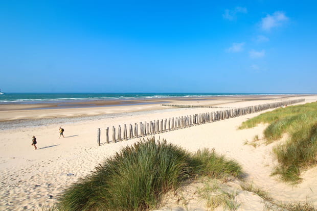 Sangatte, une immense plage de 8 kilomètres de sable fin